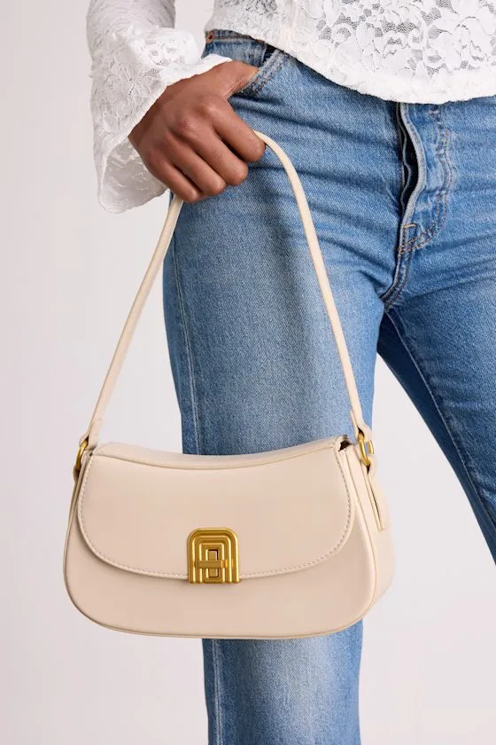 Picturesque Charm Bone Faux Leather Shoulder Bag sold by Lulus