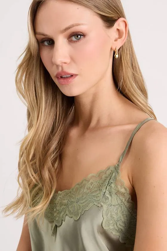 Pippa Gold Huggie Hoop Heart Earrings sold by Lulus product image thumbnail 4