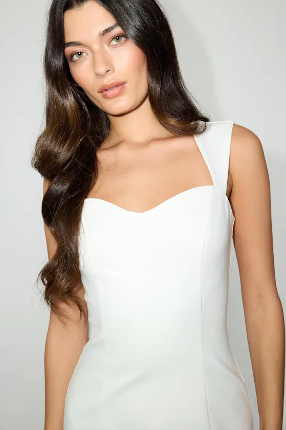 Samai White Cap Sleeve Bodycon Mini Dress sold by Lulus product image thumbnail 4