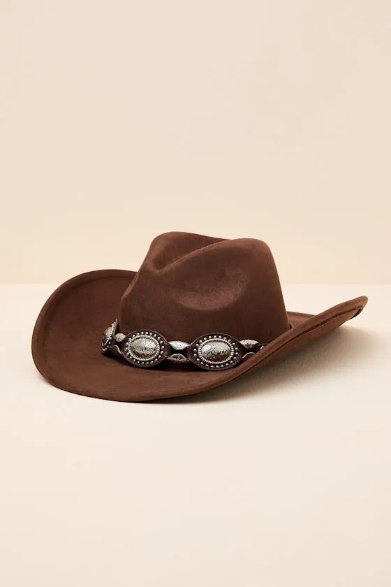 Tracey Brown Concho Western Hat sold by Lulus product image thumbnail 2