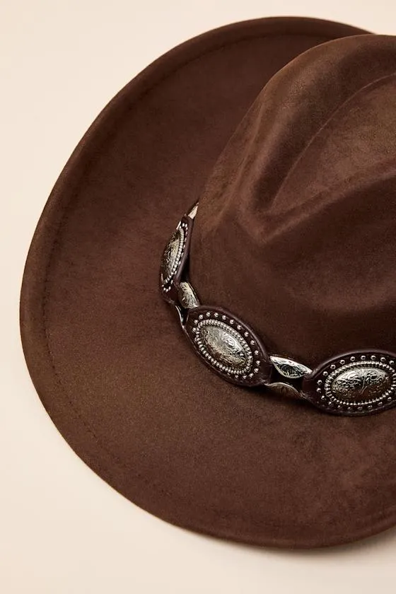 Tracey Brown Concho Western Hat sold by Lulus product image thumbnail 4