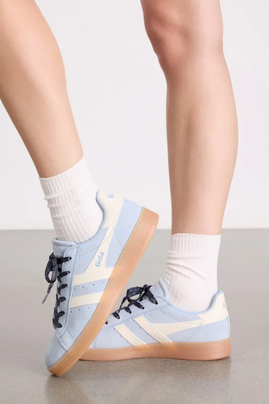 Aztec Air and Off White Suede Lace-Up Sneakers sold by Lulus
