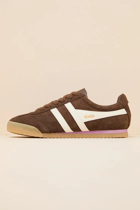 Apollo Dark Brown and Off White Lace-Up Sneakers sold by Lulus