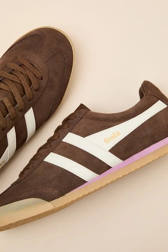 Apollo Dark Brown and Off White Lace-Up Sneakers sold by Lulus product image thumbnail 4