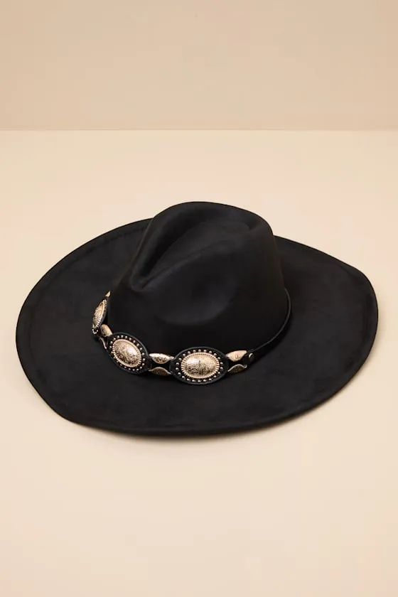 Tracey Black Concho Western Hat sold by Lulus product image thumbnail 2