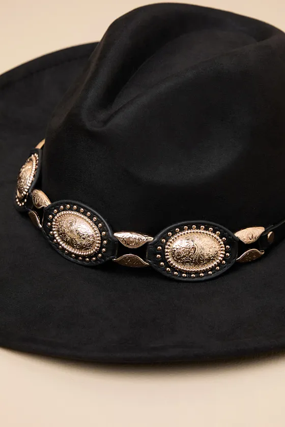Tracey Black Concho Western Hat sold by Lulus product image thumbnail 4