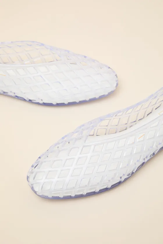 Jam Crystal Sheer Jelly Flats sold by Lulus product image thumbnail 3