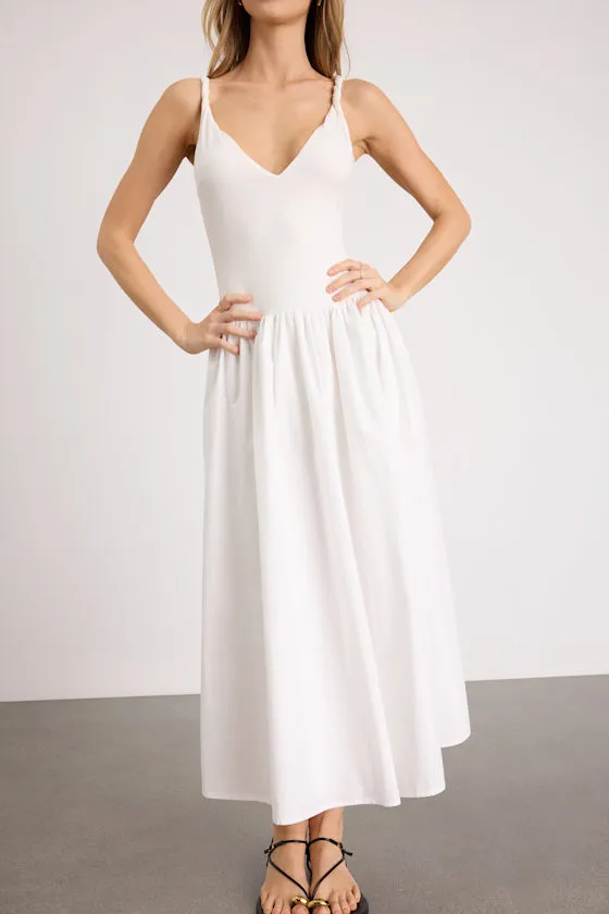 Tyler White Twisted Strap Midi Dress sold by Lulus product image thumbnail 2