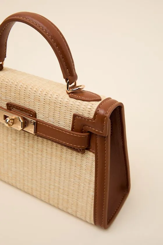Harriette Beige Raffia Crossbody Handbag sold by Lulus product image thumbnail 2