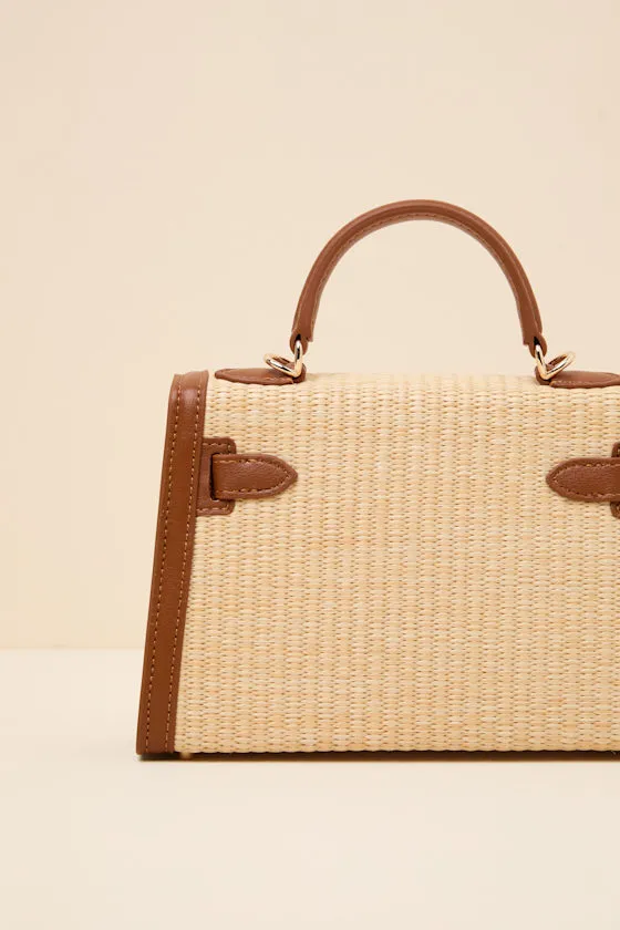 Harriette Beige Raffia Crossbody Handbag sold by Lulus product image thumbnail 3