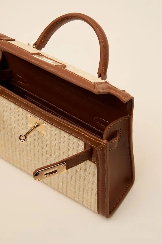Harriette Beige Raffia Crossbody Handbag sold by Lulus product image thumbnail 4