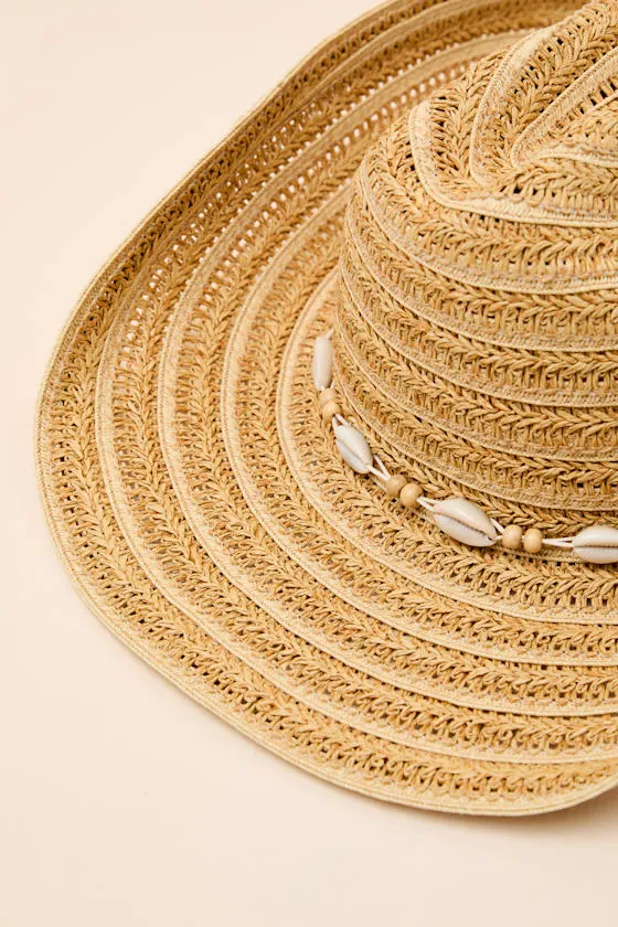 Sundae Natural Stripe Woven Cowboy Hat sold by Lulus product image thumbnail 2