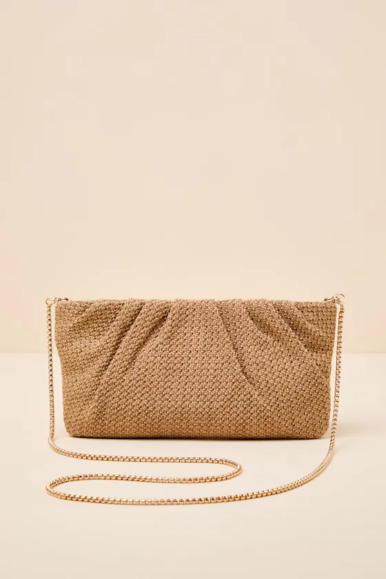 Palomaa Natural Raffia Crossbody Clutch sold by Lulus product image thumbnail 4