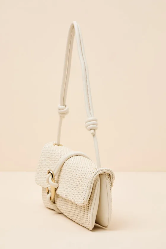 Alice Beige Woven Shoulder Bag sold by Lulus product image thumbnail 4