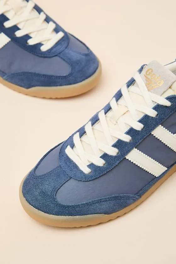 Firefly Moonlight and Off White Suede Lace-Up Sneakers sold by Lulus product image thumbnail 3
