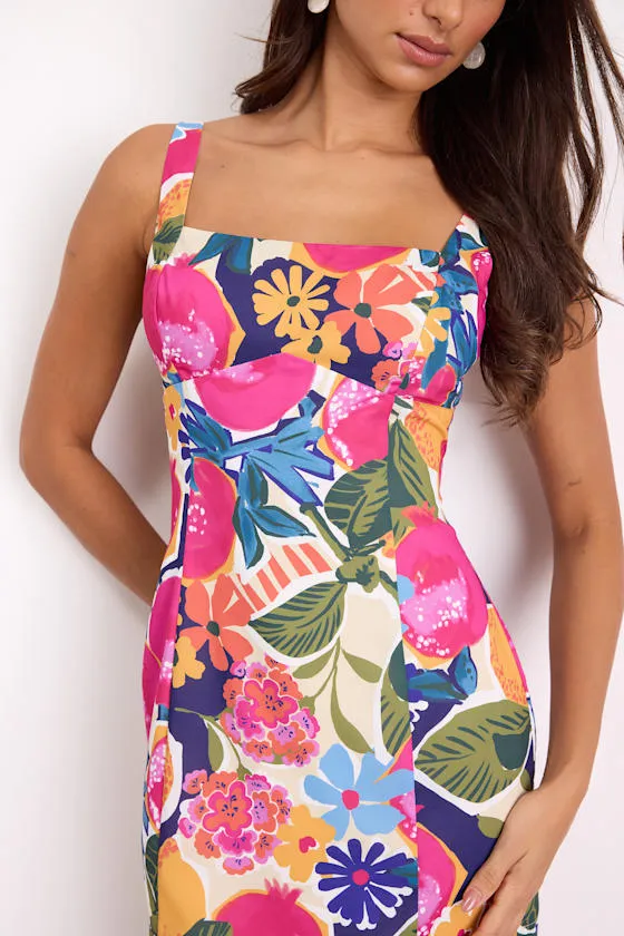 Exuberant Chicness Multi Floral Sleeveless Mini Dress sold by Lulus product image thumbnail 2
