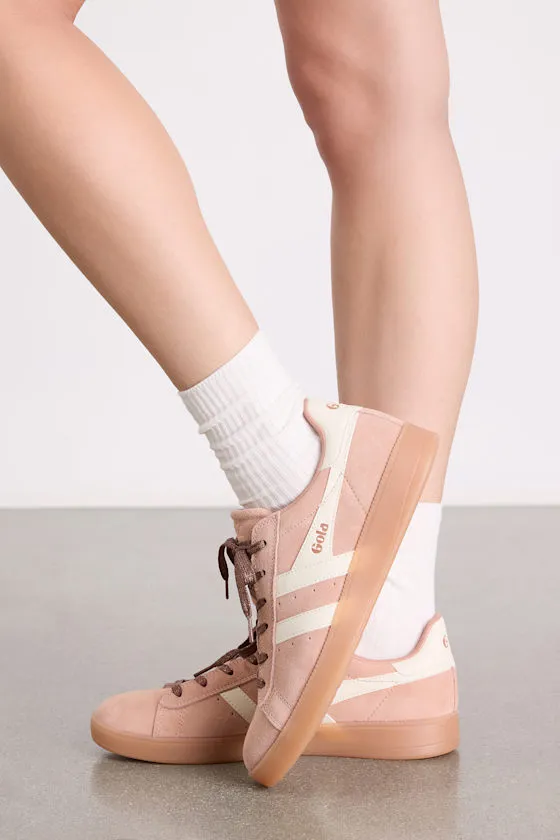 Aztec Cameo and Off White Suede Leather Lace-Up Sneakers sold by Lulus product image thumbnail 2