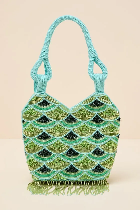 Sonia Green Multi Beaded Fringe Handbag sold by Lulus product image thumbnail 2