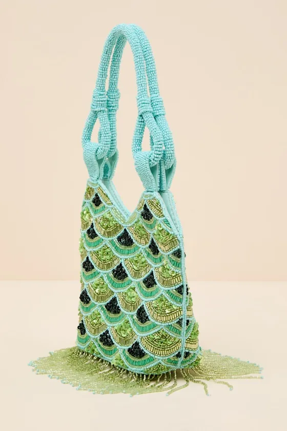 Sonia Green Multi Beaded Fringe Handbag sold by Lulus product image thumbnail 4