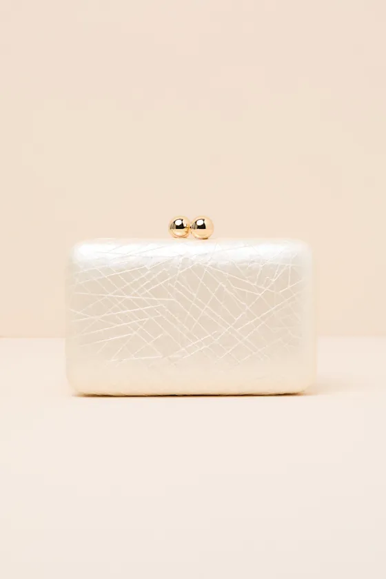 Adera Ivory Textured Crossbody Clutch sold by Lulus product image thumbnail 2