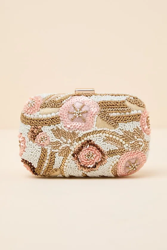 Mataleya White Beaded Sequin Crossbody Clutch sold by Lulus product image thumbnail 2