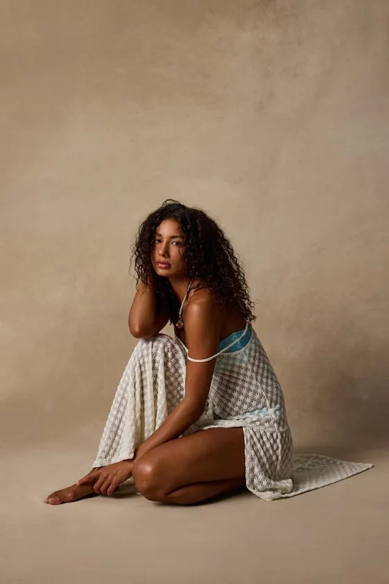 Gigi White Lace Slip Maxi Swim-Coverup Dress sold by Lulus product image thumbnail 4