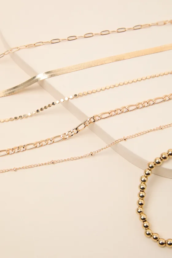 Leland Gold Six-Piece Bracelet Set sold by Lulus product image thumbnail 2