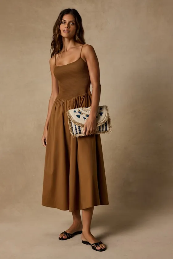 Taiya Beige Boho Beaded Fringe Clutch sold by Lulus product image thumbnail 3
