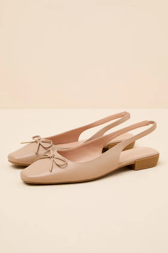 Camisa Beige Slingback Low Heel Pumps sold by Lulus product image thumbnail 2