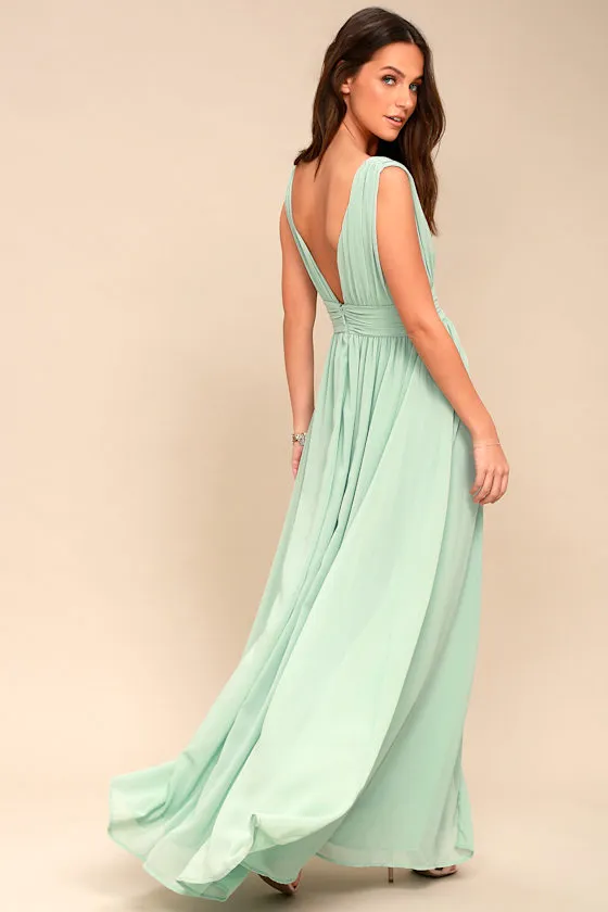 Heavenly Hues Mint Green Maxi Dress sold by Lulus product image thumbnail 3