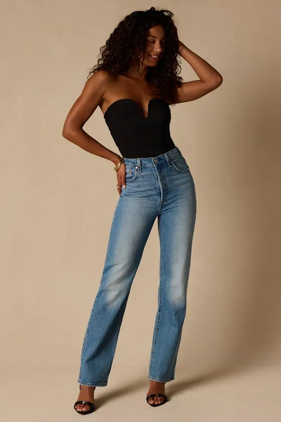 Niv Black Mesh Ruched Bodysuit sold by Lulus product image thumbnail 3