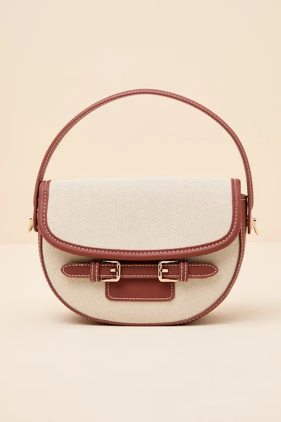 Topanga Beige Canvas Crossbody Handbag sold by Lulus product image thumbnail 2
