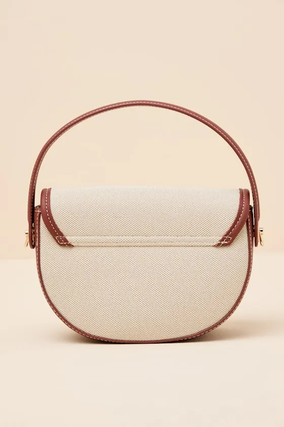 Topanga Beige Canvas Crossbody Handbag sold by Lulus product image thumbnail 4