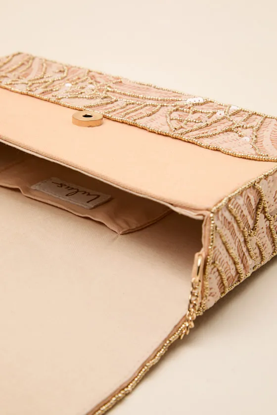 Adorable Update Rose Gold Beaded Sequin Crossbody Bag sold by Lulus product image thumbnail 4