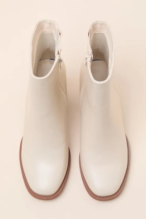 Paisley Ivory Ankle Booties sold by Lulus product image thumbnail 2