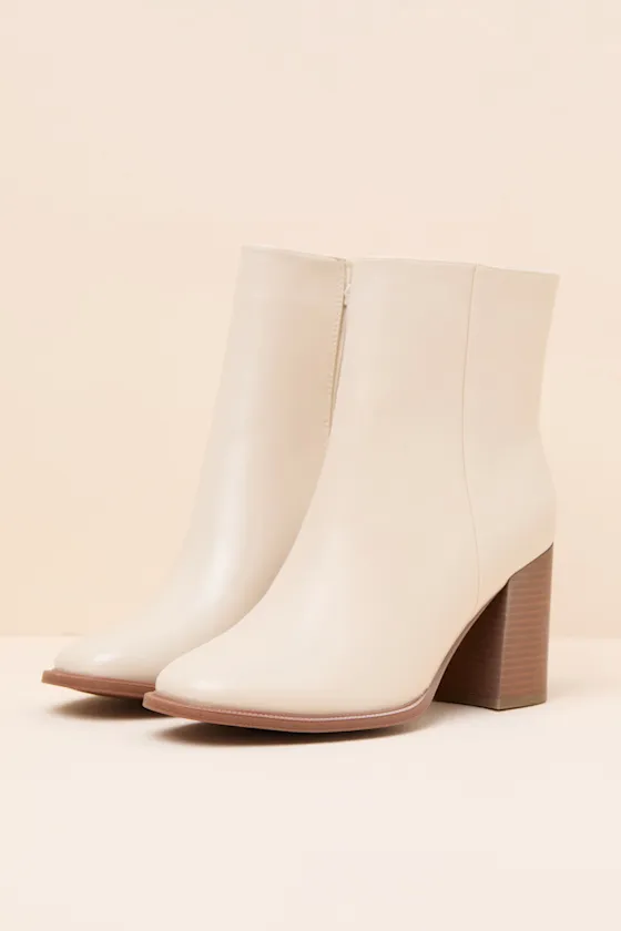 Paisley Ivory Ankle Booties sold by Lulus product image thumbnail 3