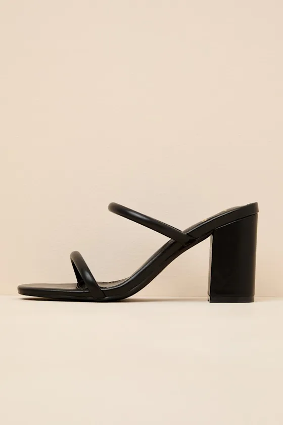 Addien Black High Heel Sandals sold by Lulus product image thumbnail 2