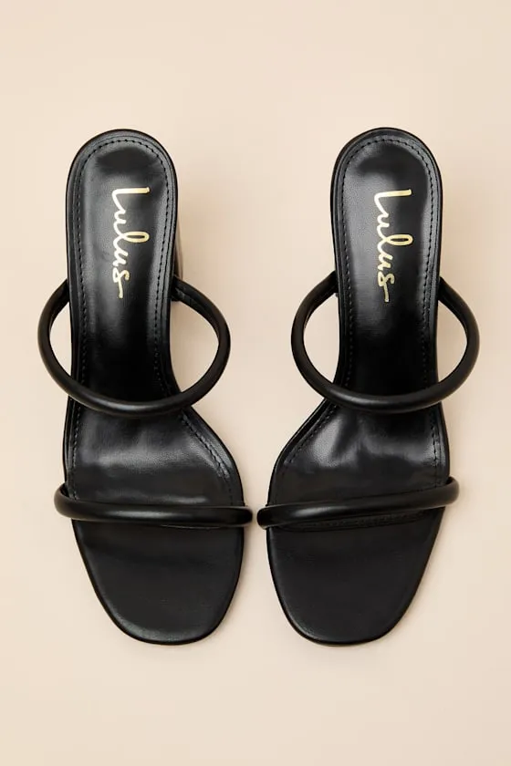 Addien Black High Heel Sandals sold by Lulus product image thumbnail 4