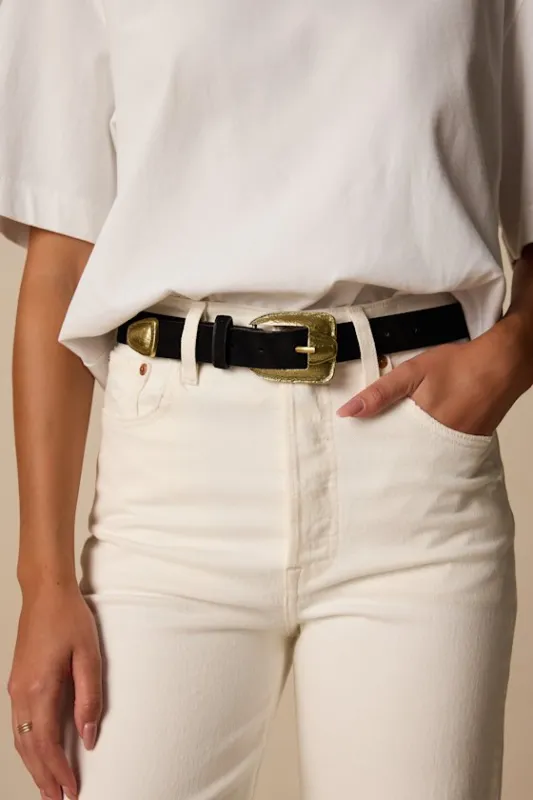 Lilla Black Suede Belt made by Lulus