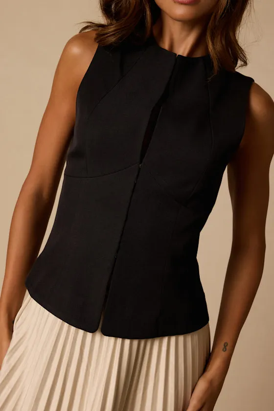 Delgado Black Sleeveless Top sold by Lulus product image thumbnail 2