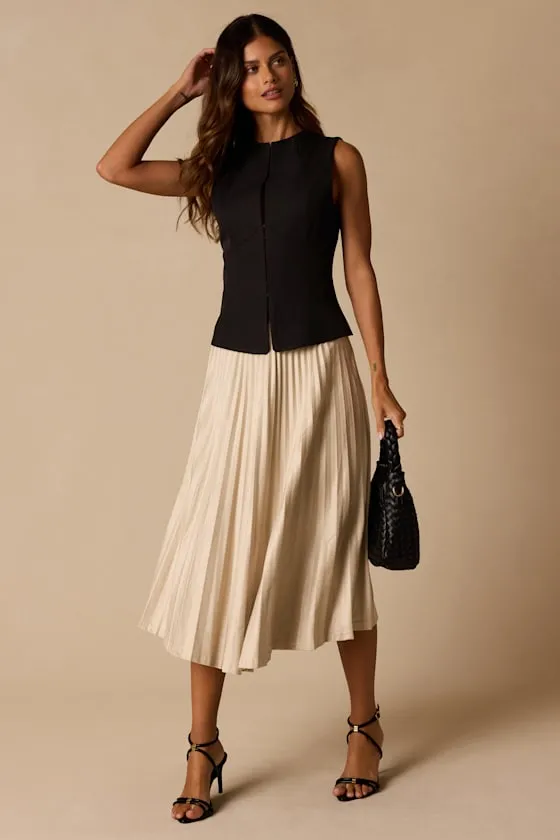 Delgado Black Sleeveless Top sold by Lulus product image thumbnail 4
