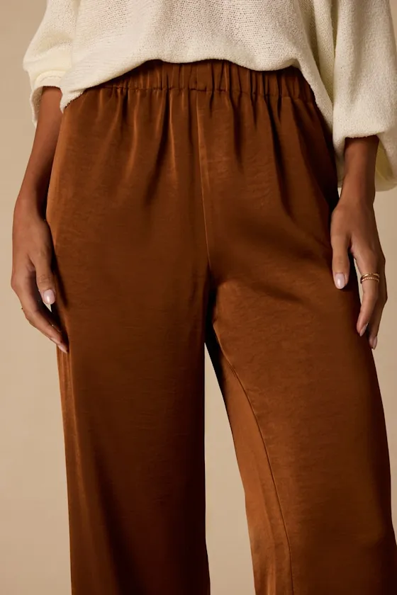 Owen Brown Satin Lace Pants sold by Lulus product image thumbnail 4