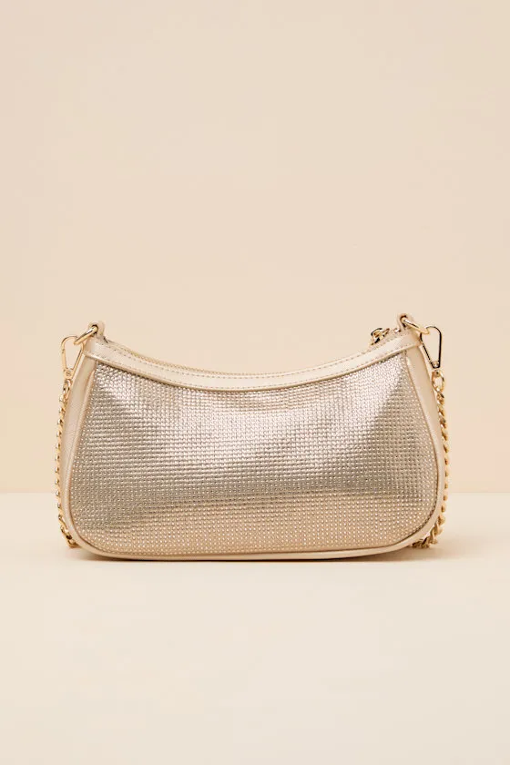 Vickie Champagne Shoulder Bag sold by Lulus product image thumbnail 2