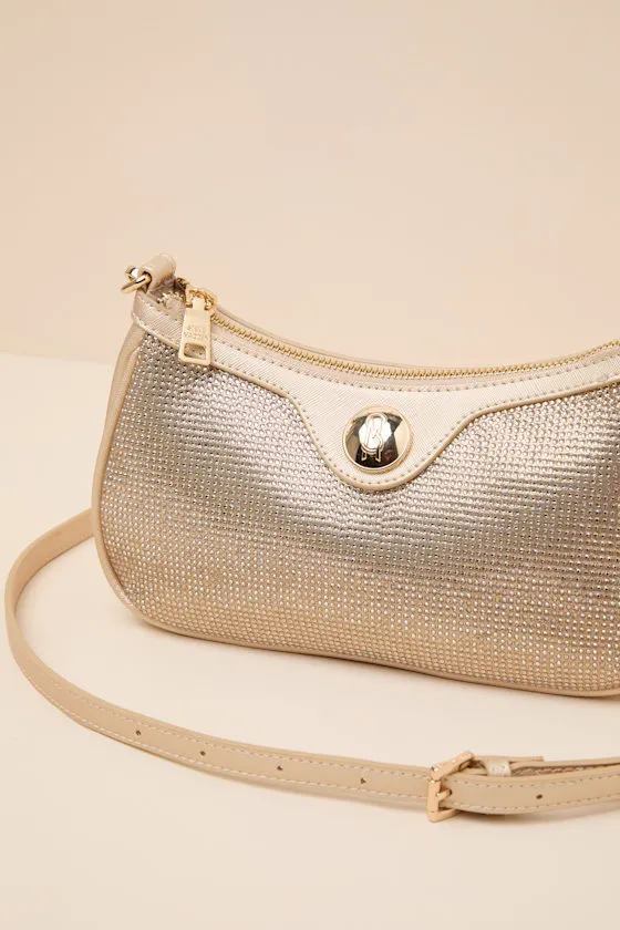 Vickie Champagne Shoulder Bag sold by Lulus product image thumbnail 4
