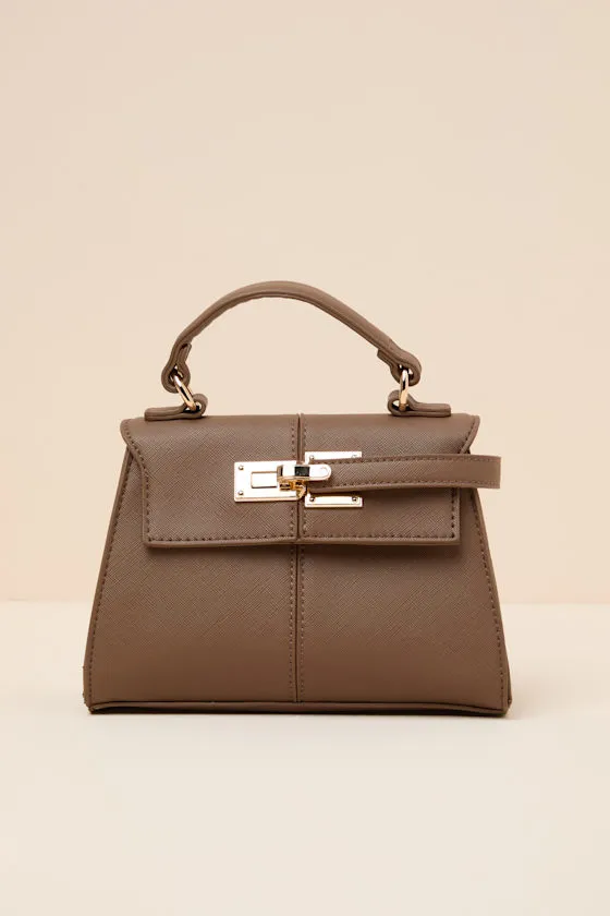 Wallace Brown Top Handle Handbag sold by Lulus product image thumbnail 2
