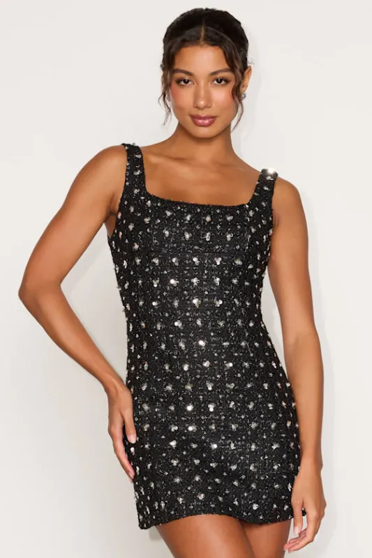 Jubilee Black Sequin Mini Dress made by Lulus