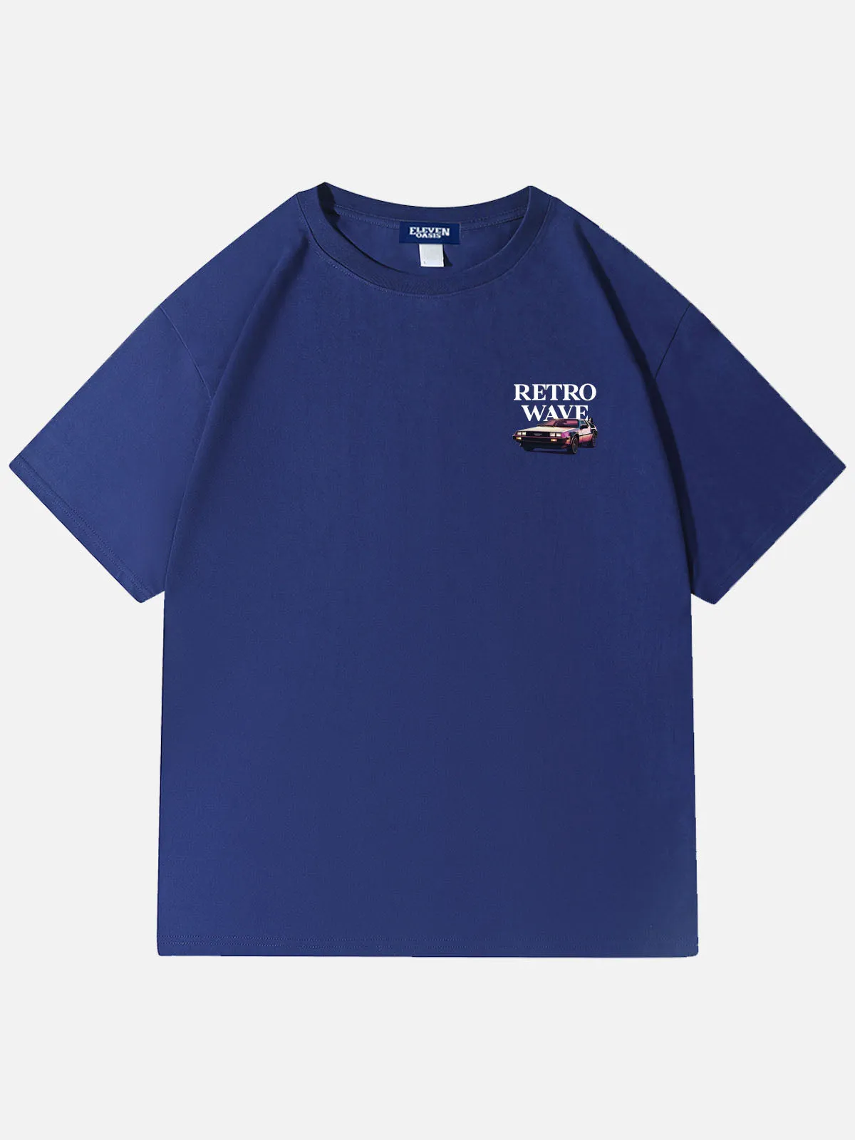 Eleven Oasis Retrowave Supercar Cotton T-Shirt sold by Eleven Oasis product image thumbnail 3