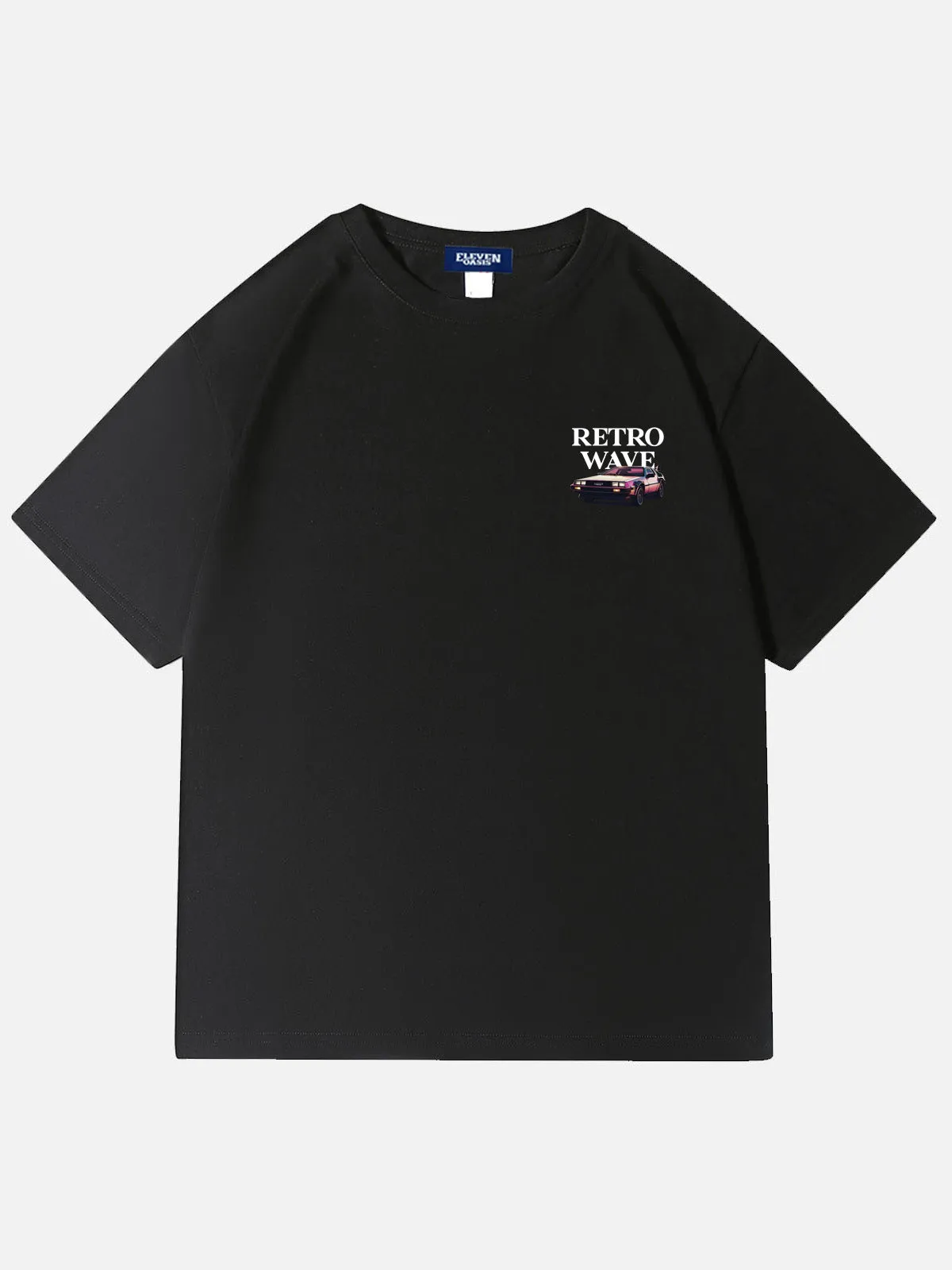 Eleven Oasis Retrowave Supercar Cotton T-Shirt sold by Eleven Oasis