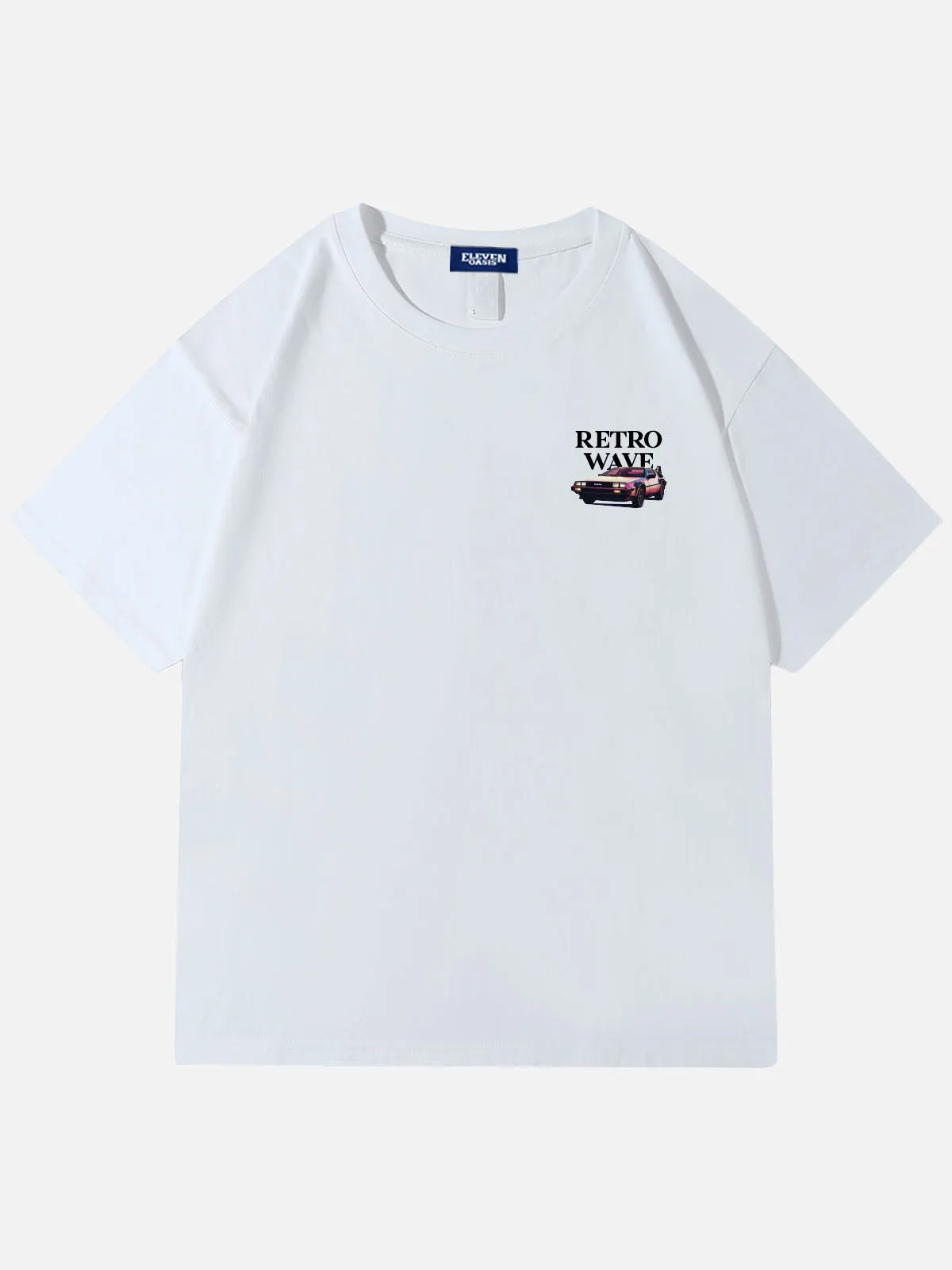 Eleven Oasis Retrowave Supercar Cotton T-Shirt sold by Eleven Oasis product image thumbnail 2