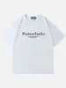 Eleven Oasis Futuristic Typography Cotton T-Shirt sold by Eleven Oasis